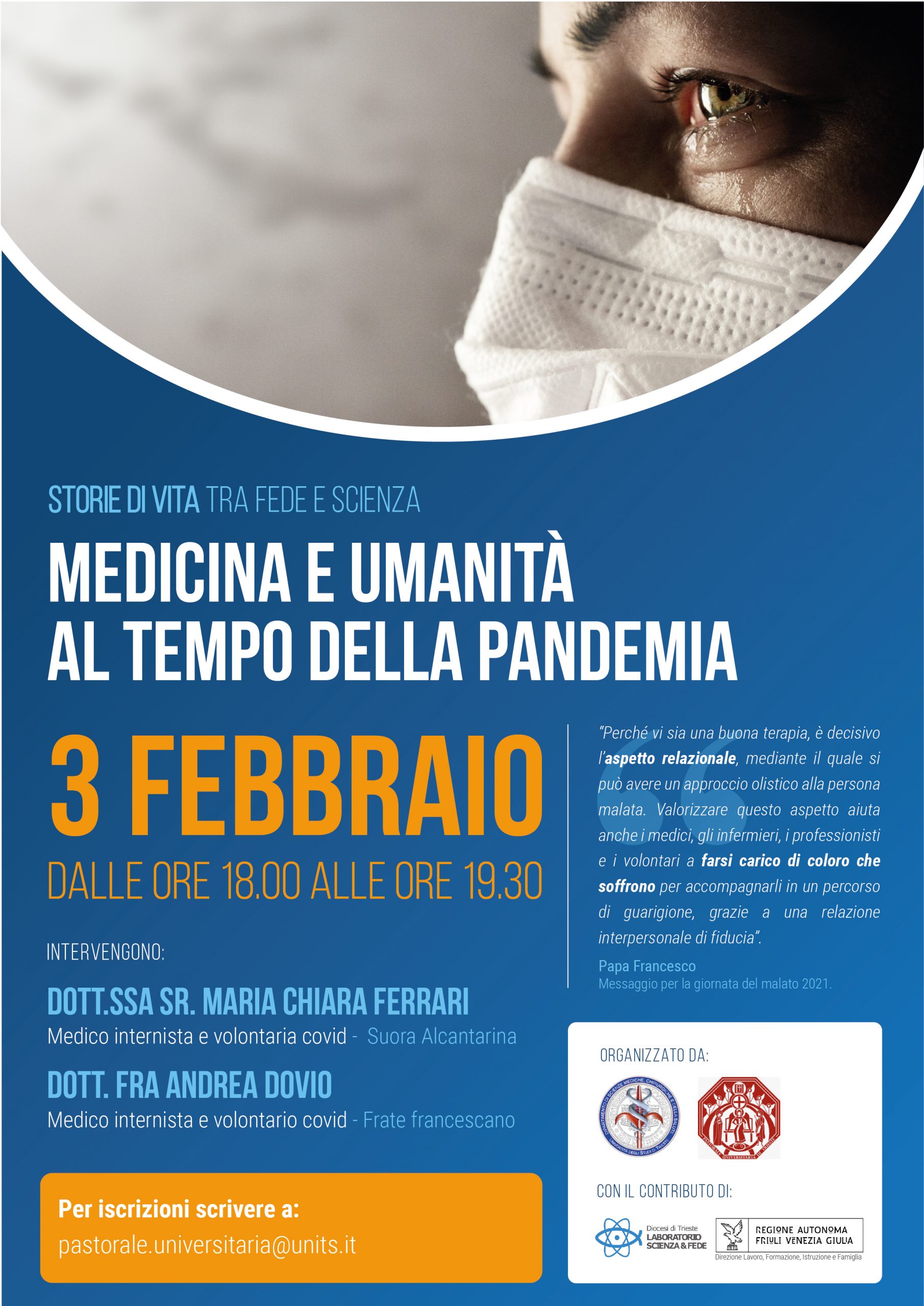 Medicina e umanità al tempo della pandemia